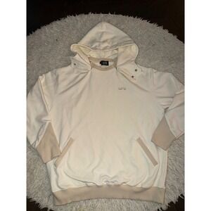 DPR Dream Perfect Regime Cream Hoodie Snap Detachable Hood Sweatshirt Large